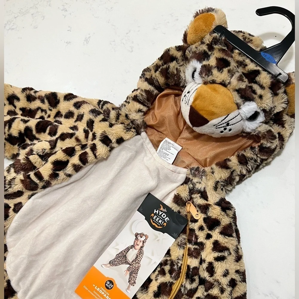 Leopard Print Baby Costume with Hood